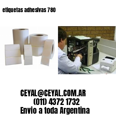etiquetas adhesivas 780