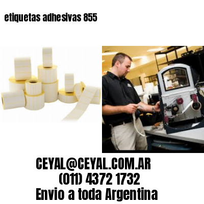 etiquetas adhesivas 855