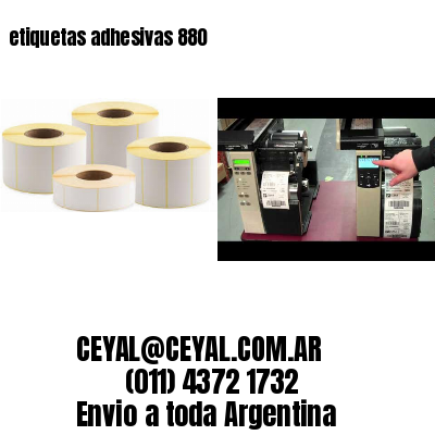 etiquetas adhesivas 880