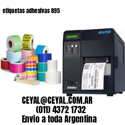 etiquetas adhesivas 895
