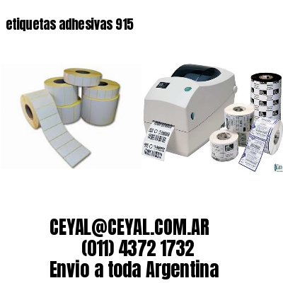 etiquetas adhesivas 915