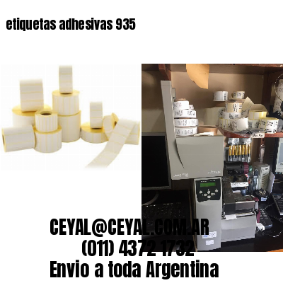 etiquetas adhesivas 935