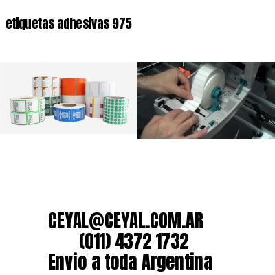 etiquetas adhesivas 975