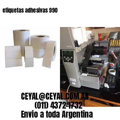 etiquetas adhesivas 990