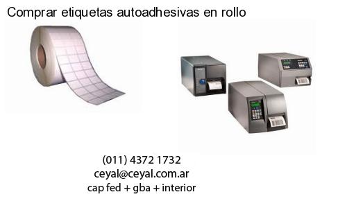 Comprar etiquetas autoadhesivas en rollo