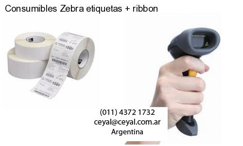 Consumibles Zebra etiquetas ribbon