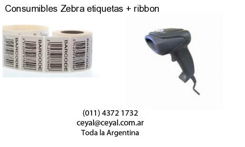 Consumibles Zebra etiquetas   ribbon