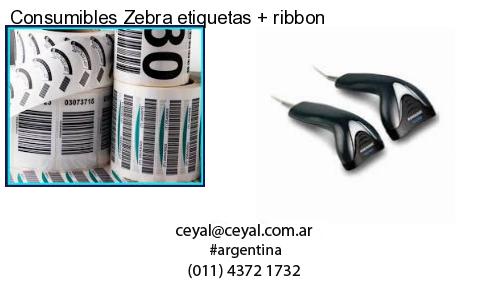 Consumibles Zebra etiquetas ribbon