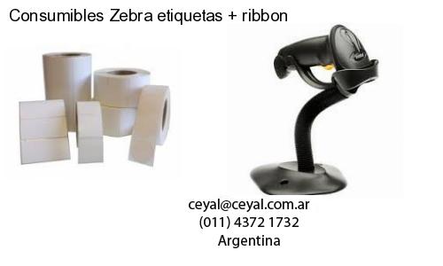 Consumibles Zebra etiquetas ribbon