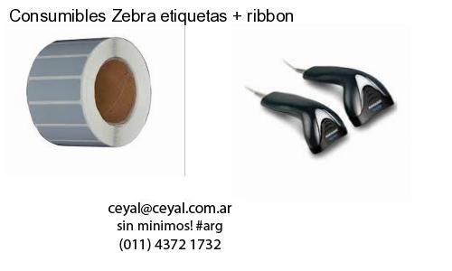 Consumibles Zebra etiquetas   ribbon