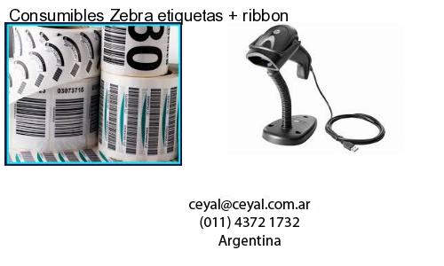 Consumibles Zebra etiquetas   ribbon