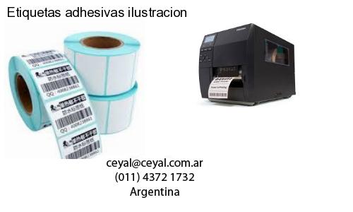 Etiquetas adhesivas ilustracion