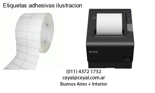 Etiquetas adhesivas ilustracion