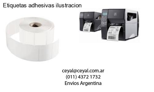 Etiquetas adhesivas ilustracion