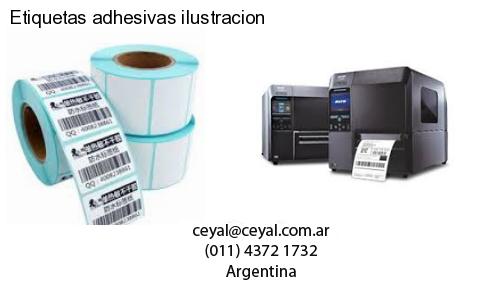 Etiquetas adhesivas ilustracion