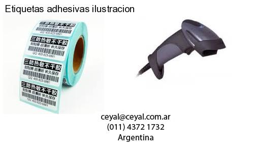 Etiquetas adhesivas ilustracion