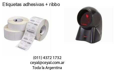 Etiquetas adhesivas   ribbo