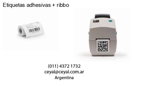 Etiquetas adhesivas   ribbo