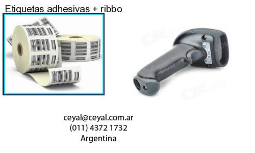 Etiquetas adhesivas   ribbo