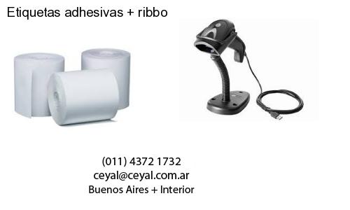 Etiquetas adhesivas   ribbo
