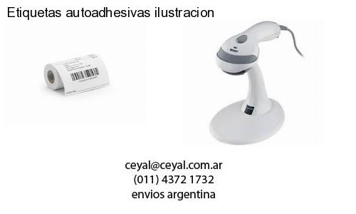 Etiquetas autoadhesivas ilustracion