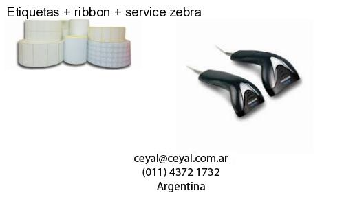 Etiquetas   ribbon   service zebra