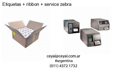 Etiquetas   ribbon   service zebra