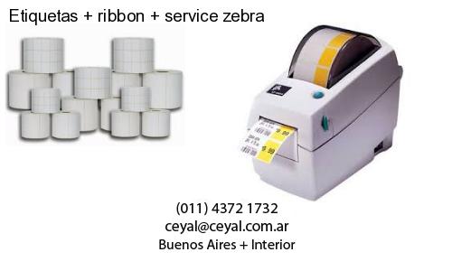 Etiquetas   ribbon   service zebra