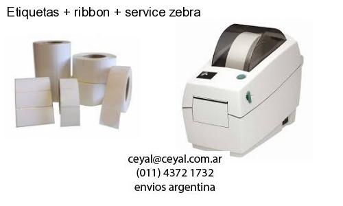 Etiquetas   ribbon   service zebra