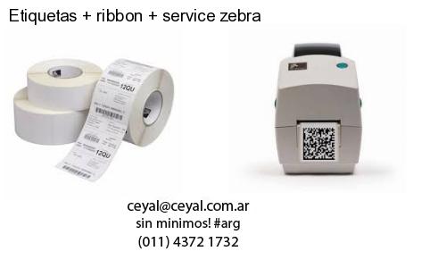 Etiquetas   ribbon   service zebra
