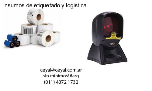 Insumos de etiquetado y logistica