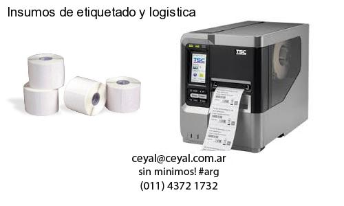 Insumos de etiquetado y logistica