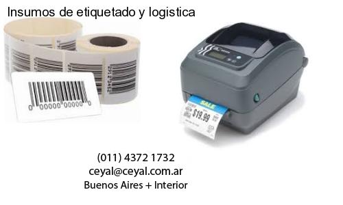 Insumos de etiquetado y logistica