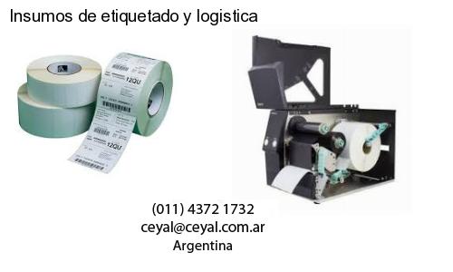 Insumos de etiquetado y logistica