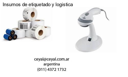 Insumos de etiquetado y logistica