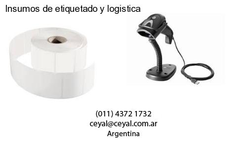 Insumos de etiquetado y logistica
