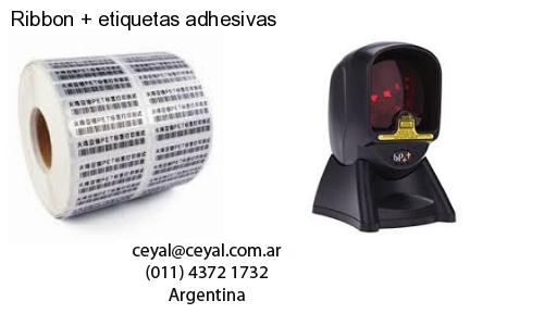Ribbon etiquetas adhesivas