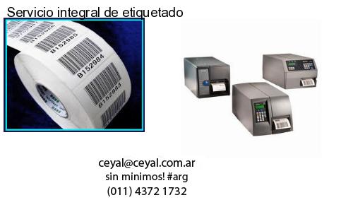 Servicio integral de etiquetado