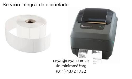 Servicio integral de etiquetado