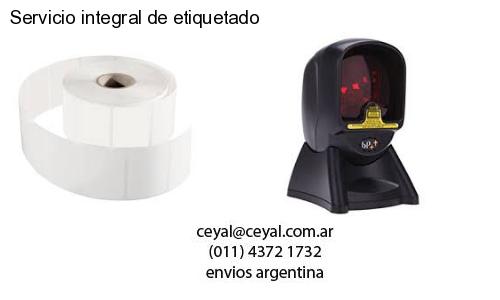 Servicio integral de etiquetado