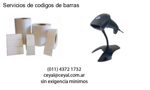 Servicios de codigos de barras