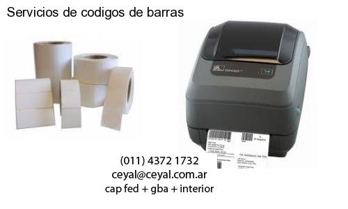 Servicios de codigos de barras