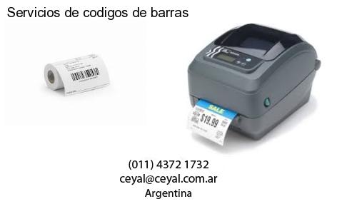 Servicios de codigos de barras