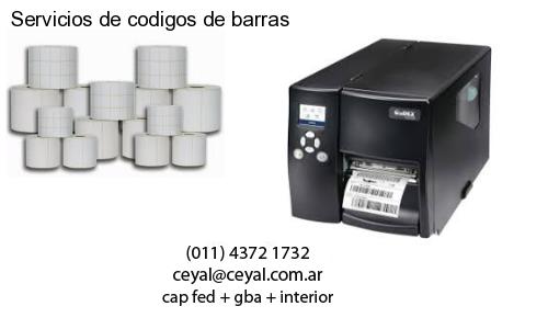 Servicios de codigos de barras