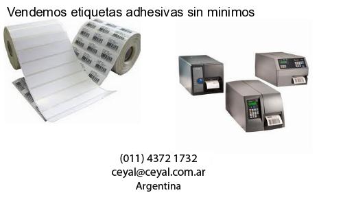 Vendemos etiquetas adhesivas sin minimos