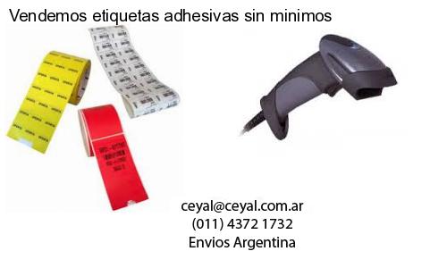 Vendemos etiquetas adhesivas sin minimos