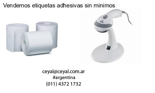 Vendemos etiquetas adhesivas sin minimos
