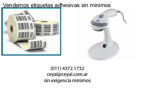 Vendemos etiquetas adhesivas sin minimos