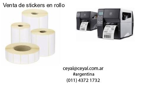 Venta de stickers en rollo