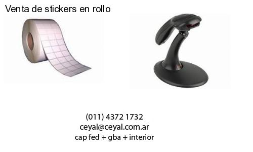 Venta de stickers en rollo